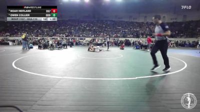 B4A-113 lbs Quarterfinal - Noah Heitland, Sulphur vs Owen Collier, Cushing