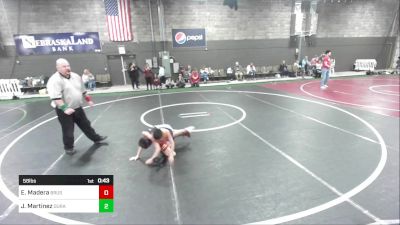 58 lbs Rr Rnd 5 - Ezequiel Madera, Brush Wrestling Club vs Jaxson Martinez, Duran Elite