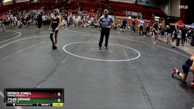 76 lbs Round 3 (6 Team) - Tyler Demand, Lake WC vs Patrick O`Neill, Virginia Patriots