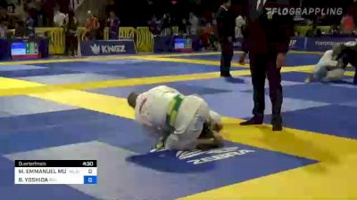 MICHAEL EMMANUEL MUNOZ vs BARET YOSHIDA 2022 Master IBJJF Jiu-Jitsu Championship