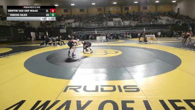 150 lbs Round Of 32 - Griffin Van Der Waag, St. Christopher's School vs Kimoni Giles, Greens Farms Academy