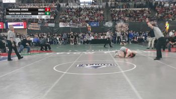 G - 145 lbs 3rd Place Match - McKenna Jones, Conrad (Girls) vs Kate Van Coutren, Manhattan (Girls)