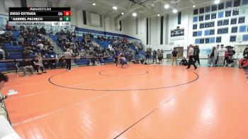 138 lbs 1st Place Match - Gabriel Pacheco, Central Union vs Diego Estrada, Crawford