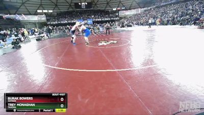 4A 285 lbs Champ. Round 1 - Burak Bowers, Sumner vs Trey Monaghan, Tahoma