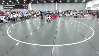 126 lbs Carter Dawson, Team Oregon vs Masakiyo Joe, Team Texas