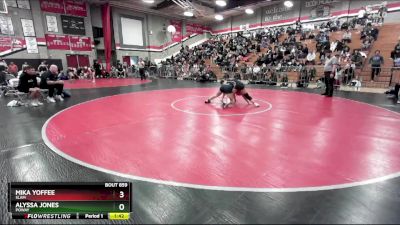 125 lbs Semifinal - Mika Yoffee, SLAM vs Alyssa Jones, Poway