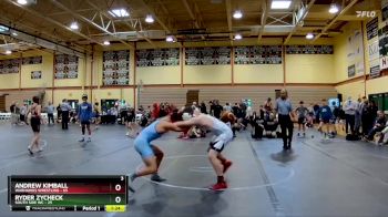 140 lbs Round 6 (10 Team) - Andrew Kimball, Warhawks Wrestling vs RYDER ZYCHECK, South Side WC