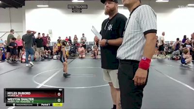 48 lbs Round 3 (6 Team) - Myles Dubord, Validus WC vs Weston Shalter, Moser`s Mat Monsters