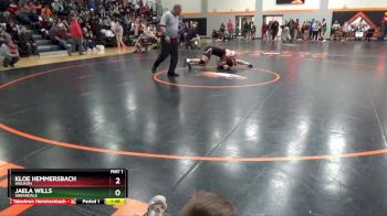 G-28 lbs Round 4 - Kloe Hemmersbach, Waukon vs Jaela Wills, Urbandale