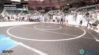 43 lbs Round Of 16 - Stetson Beavers, Tahlequah Wrestling Club vs Weston Atkinson, Threestyle