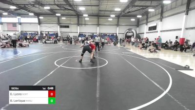 190 lbs Consi Of 4 - Grady Lyons, North Valley RTC vs Brandon Lertique, Manu WC
