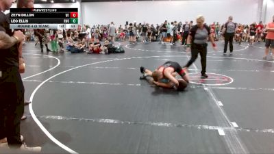 125 lbs Round 4 (8 Team) - Zeyn Dillon, Well Trained vs Leo Ellis, Rabbit Wrestling Club