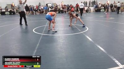 112 lbs Cons. Round 2 - Alekh Marion, Michigan Grappler RTC vs Keagen Elliott, Michigan Grappler RTC