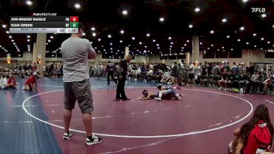 95 lbs 3rd Place Match - Jon-Reggie Daigle, Predator Wrestling vs Kian Green, Morris Fitness