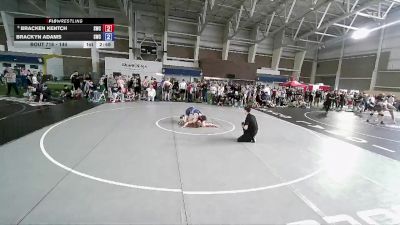 144 lbs Cons. Round 2 - Bracken Kentch, Syracuse Wrestling Club vs Brackyn Adams, Syracuse Wrestling Club