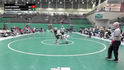 106 lbs 4th Wrestleback (16 Team) - Allen Cusimano, Mill Creek vs Maxwell Monroe, Brookwood