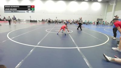 70 lbs Rr Rnd 3 - Ethan Schwartz, All American Wrestling Club Blue - EL vs Louis Milgrim, Revival Freeze - EL