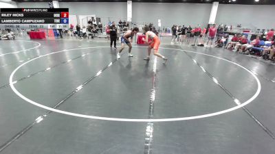 215 lbs Riley Hicks, Oklahoma Red vs Lamberto Campuzano, Team Nebraska