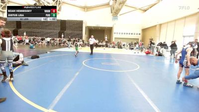 62 lbs Rr Rnd 9 - Noah Hennessey, Williamstown K3 vs Justus Lisa, Pursuit Wrestling Academy