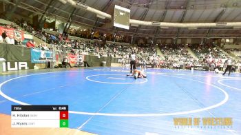 75 lbs Round Of 16 - Henry Hibdon, Barnsdall Youth Wrestling vs Jysen Myers, Contender Wrestling Academy