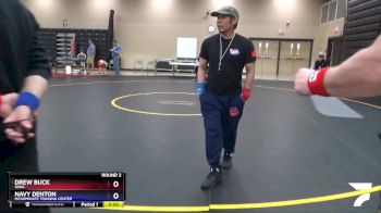 62 lbs Round 2 - Navy Denton, McDominate Training Center vs Drew Buck, Iowa