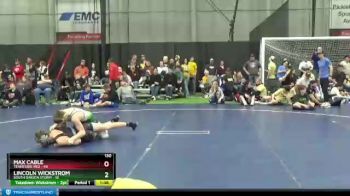 130 lbs Round 5 (6 Team) - Max Cable, Tennessee Red vs Lincoln Wickstrom, South Dakota Storm