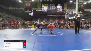 132 lbs Consi Of 16 #1 - Isabell Munoz, Arizona vs Madyson Gray, Kansas