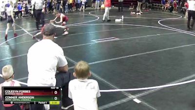 60 lbs Cons. Round 2 - Colesyn Forbes, Plainview Pirates vs Conner Anderson, Boone Central Cardinals