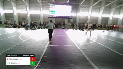 132 lbs Cons. Round 2 - Dylan Dubois, Lehi vs Brigham Thackeray, Morgan