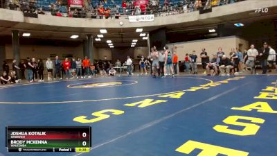 157 lbs Champ. Round 3 - Brody McKenna, Wauconda vs Joshua Kotalik, Sandwich