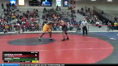 285 lbs 1st Place Match - Kameron Teacher, St. Cloud State. vs Darrell Mason, Minnesota St.