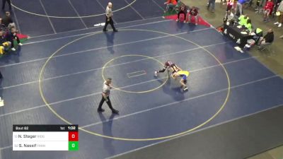 103 lbs Round Of 64 - Nate Steger, Ridgway vs Salvatore Nassif, Franklin Regional