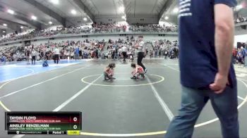 45 lbs Cons. Round 2 - Ainsley Renzelman, Carrollton Youth Wrestling Club-AAA vs Taydin Floyd, Carrollton Youth Wrestling Club-AAA