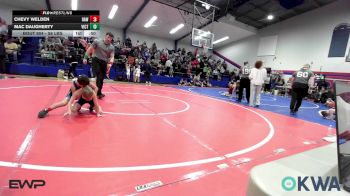 58 lbs Round Of 16 - Chevy Welden, Raw Wrestling Club vs Mac Daugherty, Victory Youth Wrestling