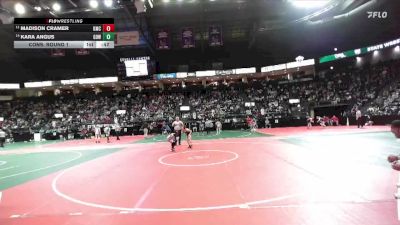 98 lbs Cons. Round 1 - Kara Angus, GOW1 vs Madison Cramer, KMCA