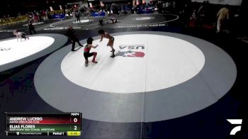 126 lbs Cons. Round 4 - Andrew Lucero, Kaitoa Wrestling Club vs Elias Flores, Northview High School Wrestling