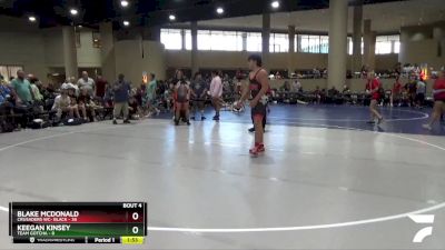 157 lbs Round 2 (6 Team) - KEEGAN KINSEY, Team Gotcha vs Blake McDonald, Crusaders WC- Black