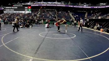 3A 165 lbs Champ. Round 1 - Jordyn Toliver, Currituck County High School vs Jaime Vega, North Henderson High School