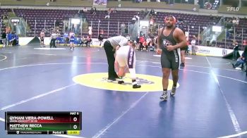 285 lbs Champ. Round 2 - Qymani Viera-Powell, Union-Endicott Sr HS vs Matthew Recca, Tottenville-PSAL