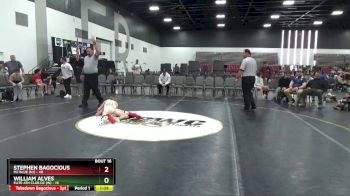 85 lbs Placement Matches (8 Team) - Stephen Bagocious, M2 Blue (NJ) vs William Alves, Elite Ath Club DZ (IN)