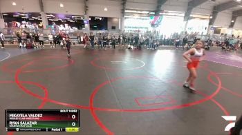 92 lbs 3rd Place Match - Mikayela Valdez, Wesley Club Wrestling vs Ryan Salazar, Spartan Mat Club