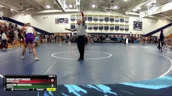 190 lbs Quarterfinal - Rhein Hottinger, Fremont Ross vs Austin Grossman, Aurora