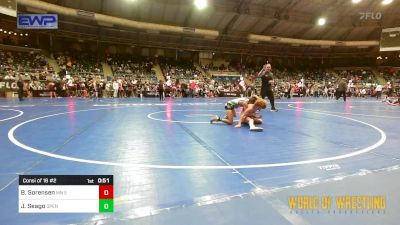 73 lbs Consi Of 16 #2 - Bennett Sorensen, MN Elite vs Jack Seago, Open Mats