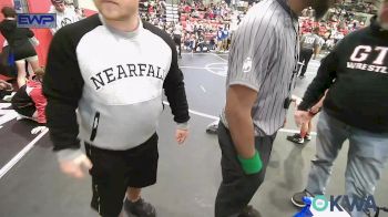 55 lbs Quarterfinal - Ezekiel Aguayo, Grove Takedown Club vs Lexon Vaughn, Salina Wrestling Club