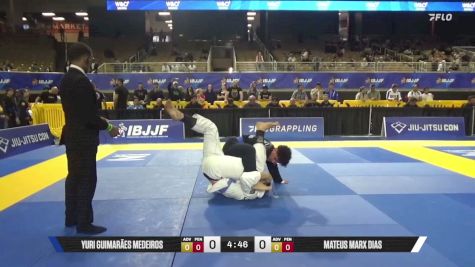 Mateus Marx Dias vs Yuri Guimarães Medeiros 2026 Pan Jiu Jitsu IBJJF Championship