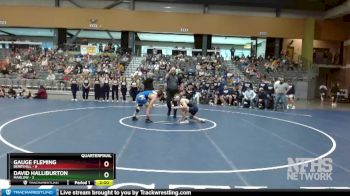 150 lbs Quarterfinals (8 Team) - Gauge Fleming, Berryhill vs David Halliburton, Marlow