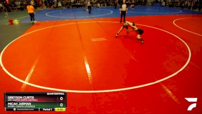 85 lbs Quarterfinal - Greyson Curtis, UNC (United North Central) vs Micah Jarman, Dassel-Cokato-Litchfield