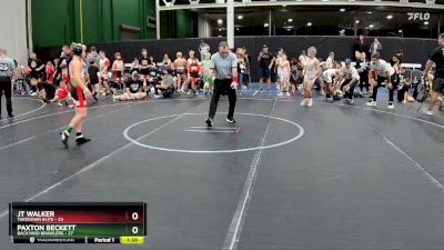 88 lbs Semis (4 Team) - JT Walker, Takedown Elite vs Paxton Beckett, Backyard Brawlers