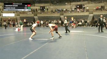160 Championship Bracket Quarterfinal - Grayson Eggum, Stillwater vs Caden Staab, Northfield