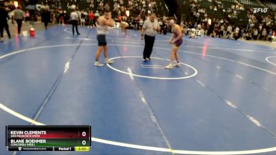 184 lbs Cons. Round 4 - Kevin Clements, San Francisco State vs Blane Boehmer, Concordia (Neb.)